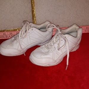 Girls Smartfit white sneakers size 12